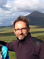 aidan prior and woman with tandem bicycle