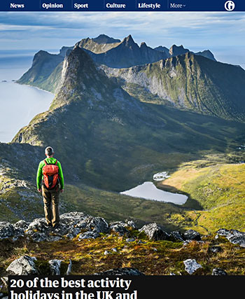 the cairngorms with wilderness weekends